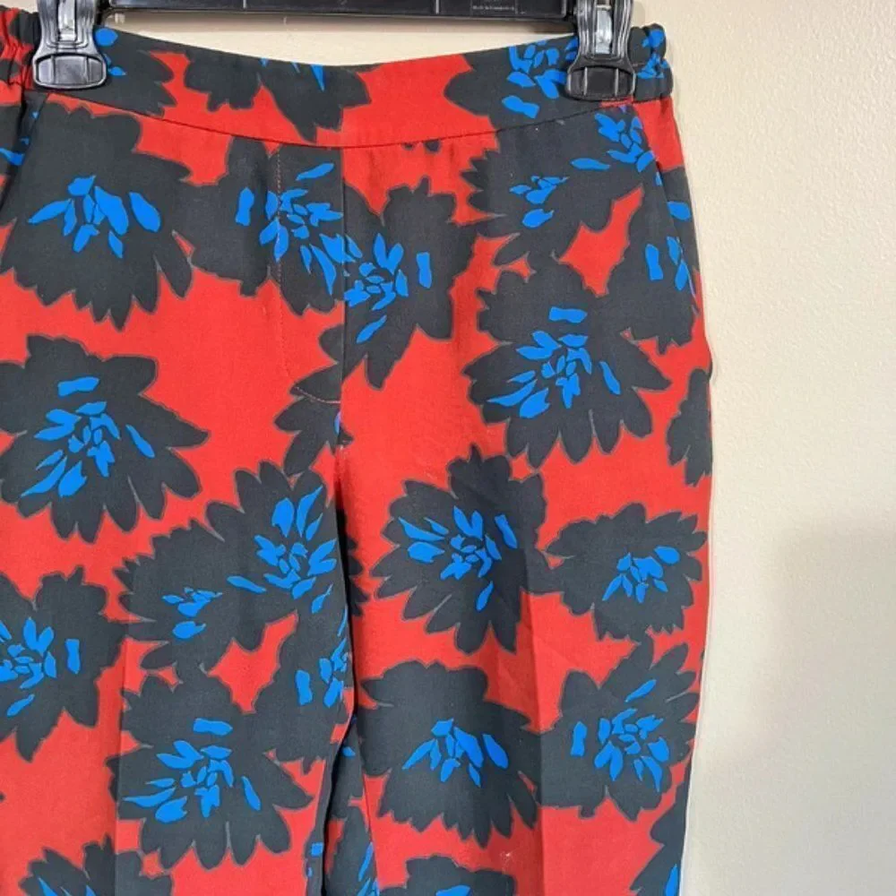 J. Crew size 2 red and blue pants‎